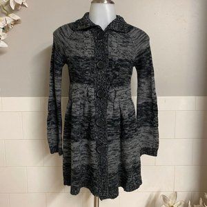 Youth Long Sleeves Button Down Sweater Size XL